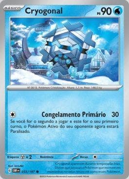 Carta Cryogonal (055/197) do set Obsidiana em Chamas — Pokémon TCG | Bynx