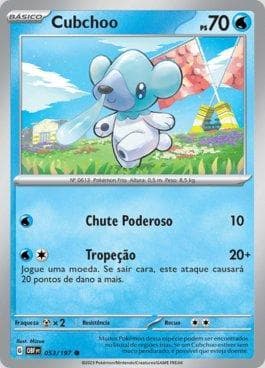 Carta Cubchoo (053/197) do set Obsidiana em Chamas — Pokémon TCG | Bynx