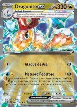 Carta Dragonite ex (159/197) do set Obsidiana em Chamas — Pokémon TCG | Bynx