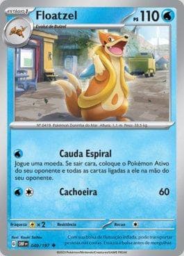 Carta Floatzel (049/197) do set Obsidiana em Chamas — Pokémon TCG | Bynx