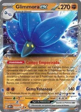 Carta Glimmora ex (123/197) do set Obsidiana em Chamas — Pokémon TCG | Bynx