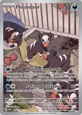 Carta Houndour (204/197) do set Obsidiana em Chamas — Pokémon TCG | Bynx