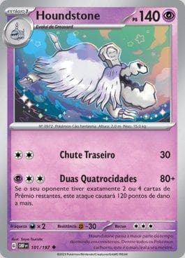 Carta Houndstone (101/197) do set Obsidiana em Chamas — Pokémon TCG | Bynx