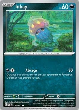 Carta Inkay (137/197) do set Obsidiana em Chamas — Pokémon TCG | Bynx