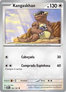 Carta Kangaskhan (165/197) do set Obsidiana em Chamas — Pokémon TCG | Bynx