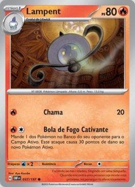 Carta Lampent (037/197) do set Obsidiana em Chamas — Pokémon TCG | Bynx