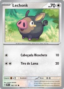 Carta Lechonk (182/197) do set Obsidiana em Chamas — Pokémon TCG | Bynx