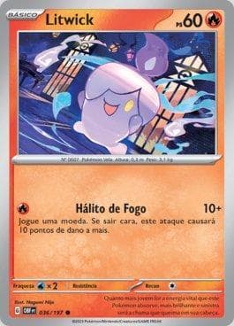 Carta Litwick (036/197) do set Obsidiana em Chamas — Pokémon TCG | Bynx
