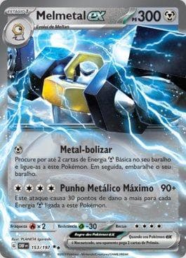 Carta Melmetal ex (153/197) do set Obsidiana em Chamas — Pokémon TCG | Bynx
