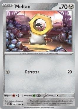 Carta Meltan (152/197) do set Obsidiana em Chamas — Pokémon TCG | Bynx