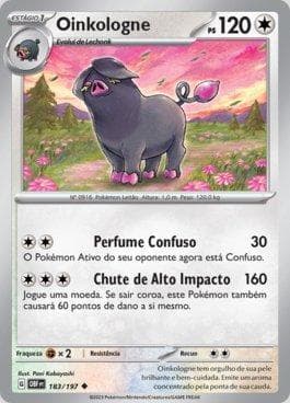 Carta Oinkologne (183/197) do set Obsidiana em Chamas — Pokémon TCG | Bynx