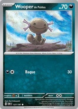 Carta Paldean Wooper (127/197) do set Obsidiana em Chamas — Pokémon TCG | Bynx