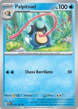 Carta Palpitoad (051/197) do set Obsidiana em Chamas — Pokémon TCG | Bynx