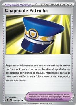 Carta Patrol Cap (191/197) do set Obsidiana em Chamas — Pokémon TCG | Bynx