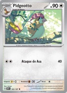 Carta Pidgeotto (163/197) do set Obsidiana em Chamas — Pokémon TCG | Bynx