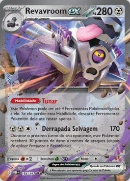 Carta Revavroom ex (156/197) do set Obsidiana em Chamas — Pokémon TCG | Bynx
