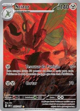 Carta Scizor (205/197) do set Obsidiana em Chamas — Pokémon TCG | Bynx