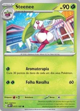 Carta Steenee (017/197) do set Obsidiana em Chamas — Pokémon TCG | Bynx