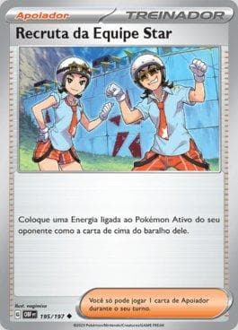 Carta Team Star Grunt (195/197) do set Obsidiana em Chamas — Pokémon TCG | Bynx