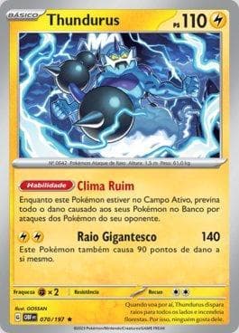 Carta Thundurus (070/197) do set Obsidiana em Chamas — Pokémon TCG | Bynx