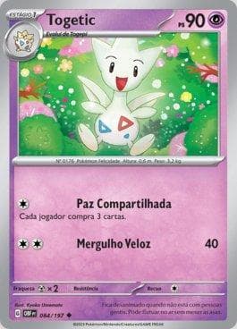 Carta Togetic (084/197) do set Obsidiana em Chamas — Pokémon TCG | Bynx