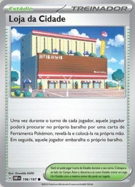 Carta Town Store (196/197) do set Obsidiana em Chamas — Pokémon TCG | Bynx