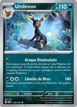 Umbreon (130/197) — Obsidiana em Chamas