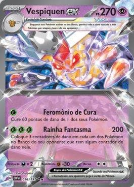 Carta Vespiquen ex (096/197) do set Obsidiana em Chamas — Pokémon TCG | Bynx