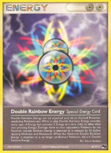 Carta Double Rainbow Energy (4/17) do set POP Series 5 — Pokémon TCG | Bynx