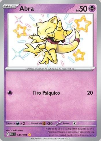 Carta Abra (148/091) do set Destinos de Paldea — Pokémon TCG | Bynx
