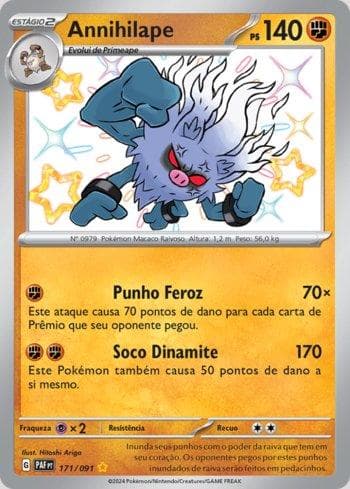 Carta Annihilape (171/091) do set Destinos de Paldea — Pokémon TCG | Bynx