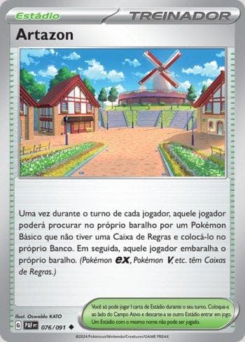Carta Artazon (076/091) do set Destinos de Paldea — Pokémon TCG | Bynx