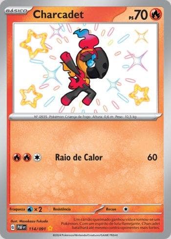 Carta Charcadet (114/091) do set Destinos de Paldea — Pokémon TCG | Bynx