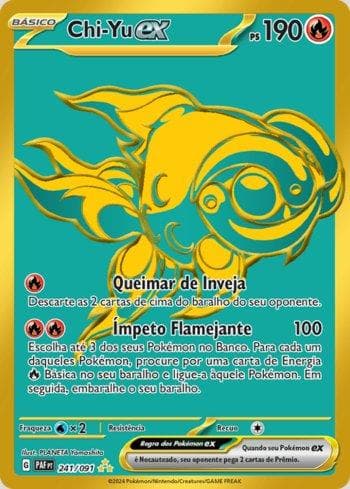 Carta Chi-Yu ex (241/091) do set Destinos de Paldea — Pokémon TCG | Bynx