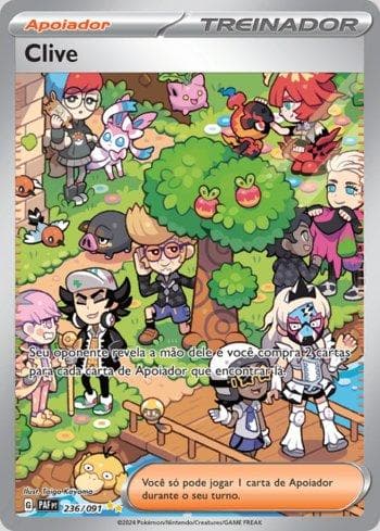 Carta Clive (236/091) do set Destinos de Paldea — Pokémon TCG | Bynx