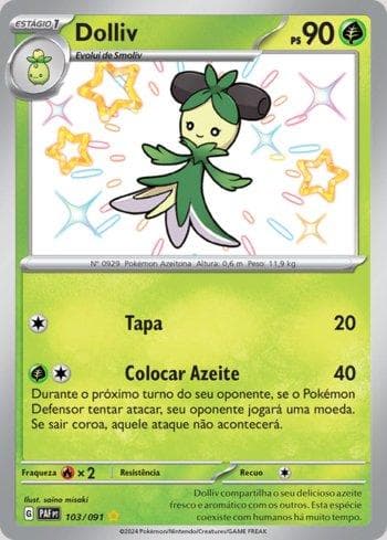Carta Dolliv (103/091) do set Destinos de Paldea — Pokémon TCG | Bynx