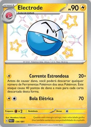 Carta Electrode (134/091) do set Destinos de Paldea — Pokémon TCG | Bynx
