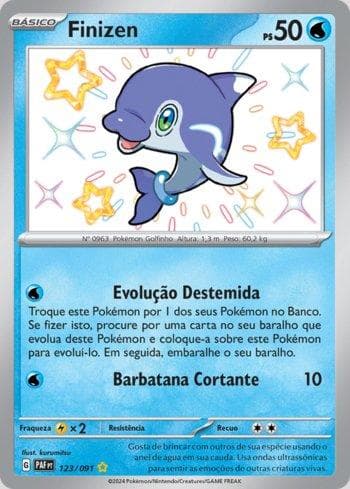 Carta Finizen (123/091) do set Destinos de Paldea — Pokémon TCG | Bynx
