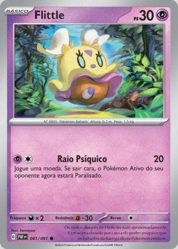 Carta Flittle (041/091) do set Destinos de Paldea — Pokémon TCG | Bynx