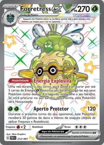 Carta Forretress ex (212/091) do set Destinos de Paldea — Pokémon TCG | Bynx