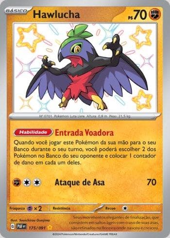 Carta Hawlucha (175/091) do set Destinos de Paldea — Pokémon TCG | Bynx