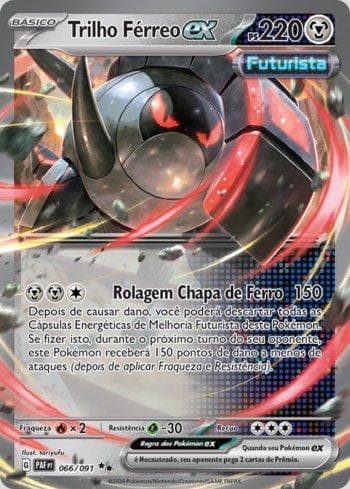 Carta Iron Treads ex (066/091) do set Destinos de Paldea — Pokémon TCG | Bynx