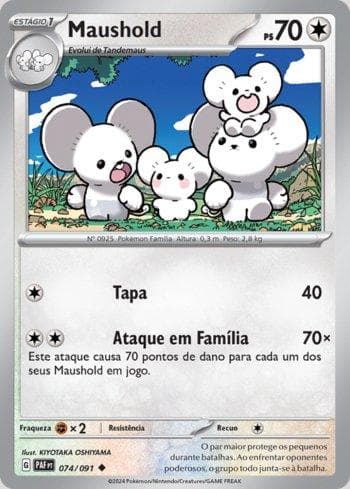 Carta Maushold (074/091) do set Destinos de Paldea — Pokémon TCG | Bynx