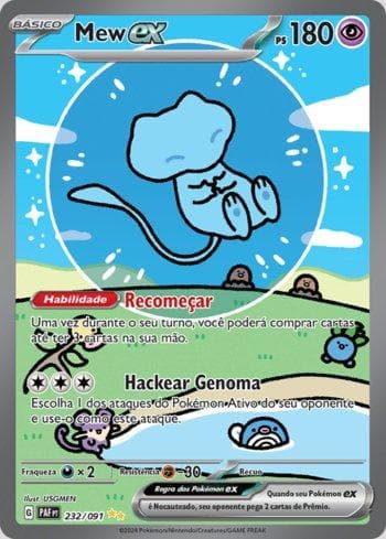 Carta Mew ex (232/091) do set Destinos de Paldea — Pokémon TCG | Bynx