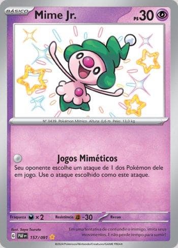 Mime Jr. (157/091) — Destinos de Paldea
