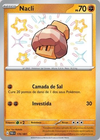 Carta Nacli (176/091) do set Destinos de Paldea — Pokémon TCG | Bynx