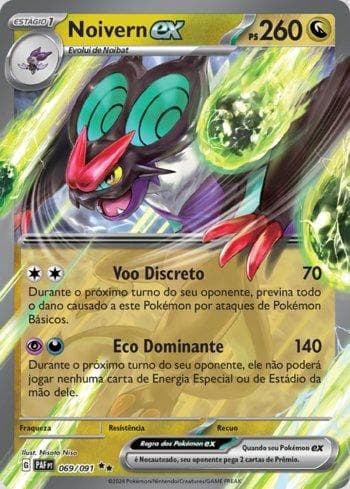Carta Noivern ex (069/091) do set Destinos de Paldea — Pokémon TCG | Bynx