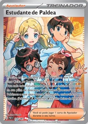 Carta Paldean Student (230/091) do set Destinos de Paldea — Pokémon TCG | Bynx