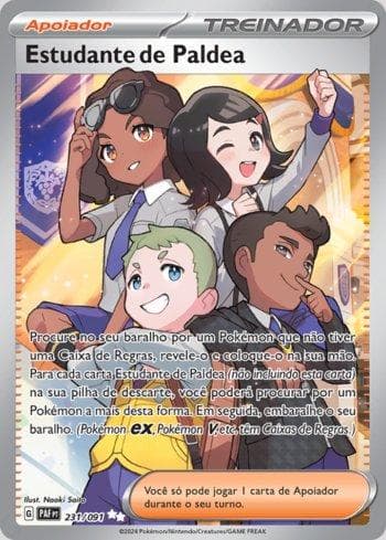 Carta Paldean Student (231/091) do set Destinos de Paldea — Pokémon TCG | Bynx
