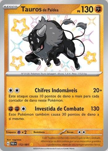 Paldean Tauros (172/091) — Destinos de Paldea